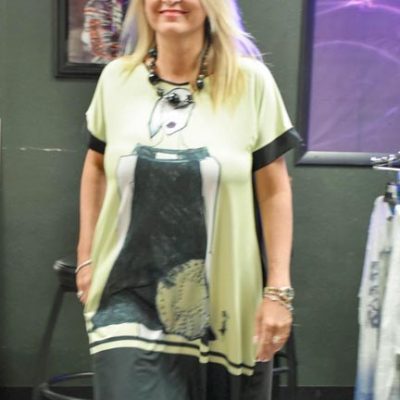 Green lady dress 2