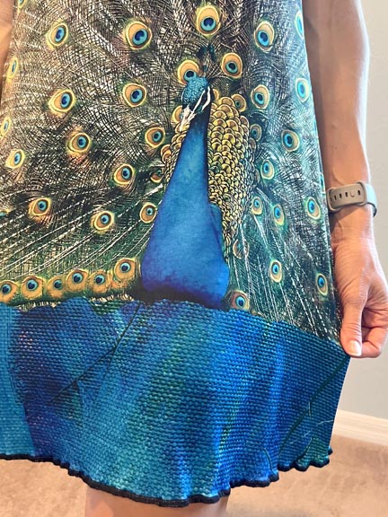 Peacock dress 2