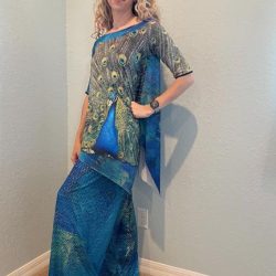Peacock tunic 3