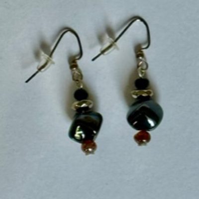 Kazuri Black earrings