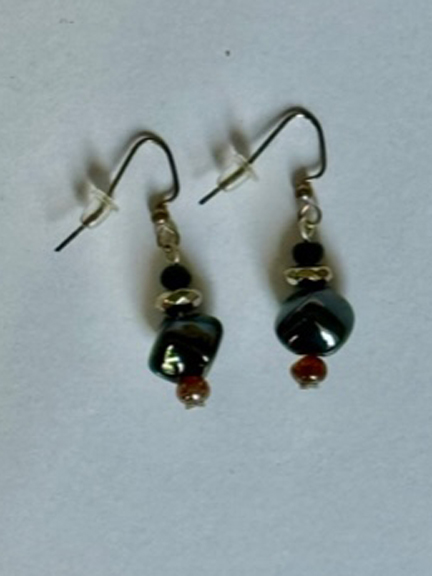 Kazuri Black earrings